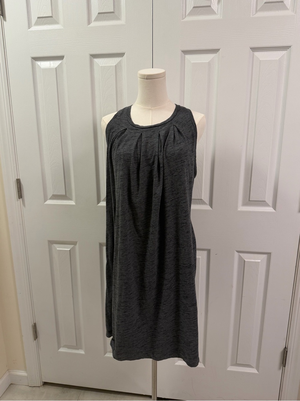 Gap Designed & Crafted Gray Twist Back Sleeveless Dress XL